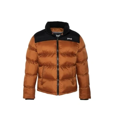 Image of Schott NYC Mixte Utah DOUDOUNE EMPIECEMENT EPAULE SCHOTT, RUST, M EU