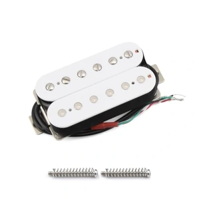 Image of FLEOR Electric Guitar Humbucker Pickups Neck Alnico 5 Pickup White