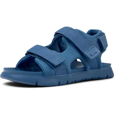 Image of Camper Oruga Unisex Walking sandals Mittelblau for kids, Size: 3.5, Polyester