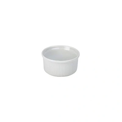 Image of Genware SPS9 W Royal Ramekin, 9.5 cm, White (Pack of 12)