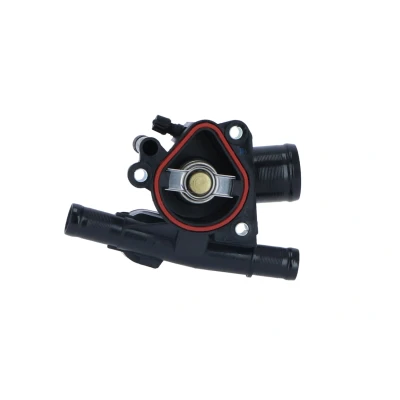 Image of 1106000Q0C, 1106000Q0E, 1106000Q0W, 1106000QAL Engine thermostat NRF 725045 89C with sensor, seal ring housing RENAULT: Koleos I, SCENIC 2