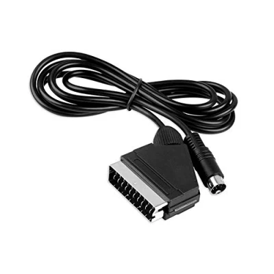 Image of WICAREYO 6FT RGB Scart AV Cable Lead Audio Video Connector for Genesis Megadrive 2