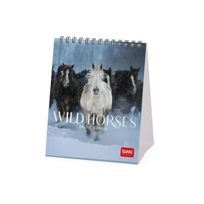 Image of Wild Horses Easel Desk Calendar 2026