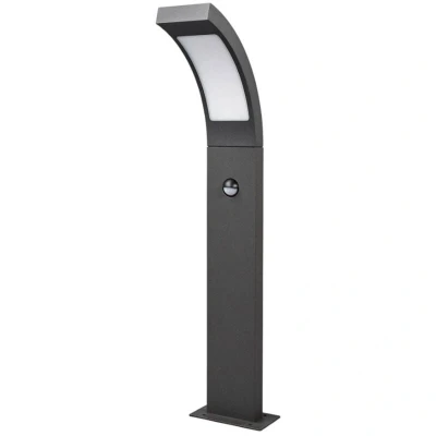Image of Lucande LED bollard light Juvia, 60 cm, motion detector
