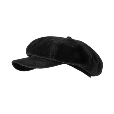 Image of Joe Browns Women&#039;s Fashion Velvet Baker Boy Hat, Black, One Size