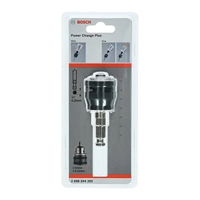 Image of Bosch Professional 1x Power Change Plus Adapter (Socket 7/16&quot; hexagonal shank, Ø 11 mm, Accessory Hole Saw)