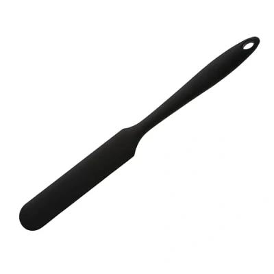 Image of Wiltshire Silicone Palette Knife, Baking Spatula, Spreading &amp; Smoothing Icing, Jar Scraper, Heat Resistant Utensil, Non Stick, Scratch, Midnight Black, 24x2.5x1cm