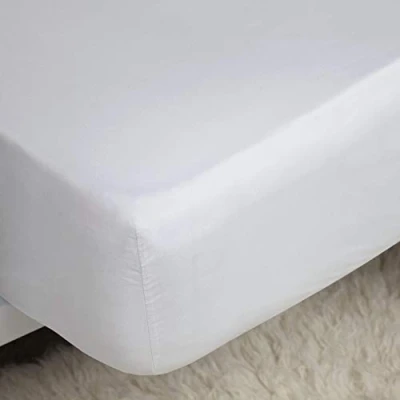 Image of Belledorm 400 Thread Count 100% Egyptian Cotton 18 Inch Ultra Extra Deep Fitted Sheet, White, King