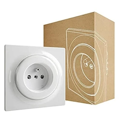 Image of FIBARO Walli N Outlet E/Standard Wall Range, Type E, White, FGWSONE 011