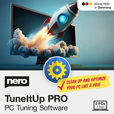 Image of Nero TuneItUp PRO PC Tuning Speed up your Start Windows faster Surf Optimise operating system Annual License 11 / 10 8.1 8 7 (3 PC)