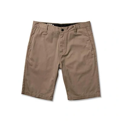 Image of Volcom Men&#039;s Vmonty Chino Shorts Casual, Khaki, 32