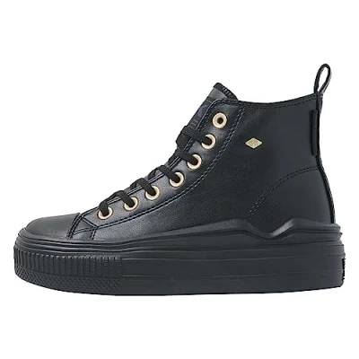 Image of British Knights Women&#039;s Kaya Flow Mid Sneaker, Black, 6.5 UK