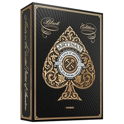 Image of Artisan Playing Cards (Black)