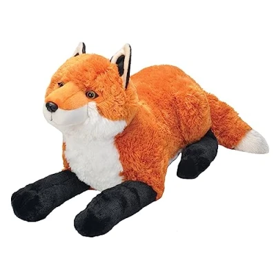 Image of Wild Republic Jumbo Fox Giant Plush Soft Toy, Gifts for Kids, 76 cm