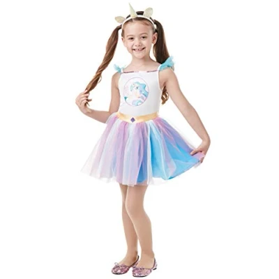 Image of Rubie&#039;s Official My Little Pony Princess Celestia, Child Costume Medium Age 5 6, Height 116 cm