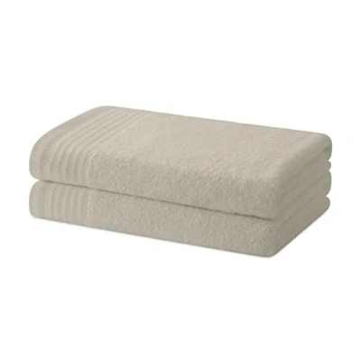 Image of Degrees home Set of 2 Bath or Shower Towels 100% Cotton 480 g/m2 130 x 65 cm