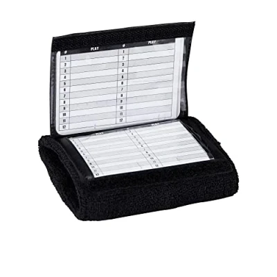 Image of Wilson Wrist Coach for American Football, 3 Windows, Fastener, Synthetic Fibre/Cotton, 13 cm Long, WTF9970BL, Black
