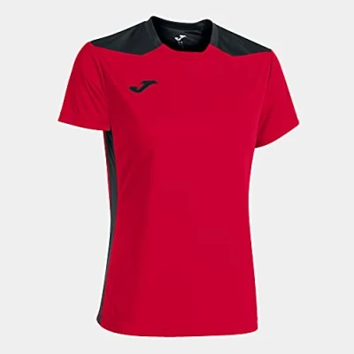 Image of Joma Championship Vi Women&#039;s T Shirt, Womens, 901265.601.XS, Red Black, XS