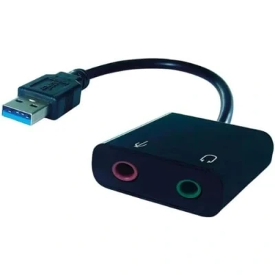 Image of Connekt Gear USB A 2x3.5mm Stereo Jack Adapter Male Female 26 2918