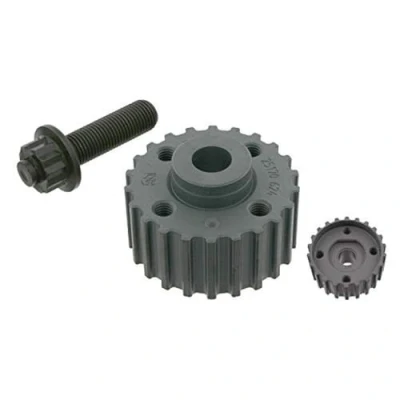 Image of 028105263D, 028105263DS1 Gear, crankshaft FEBI BILSTEIN 24672 22 Front with screw VOLKSWAGEN: TRANSPORTER 4, 4 Bus, GOLF 3