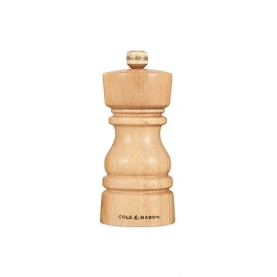 Image of Cole &amp; Mason London 13cm Natural Beech Salt Mill