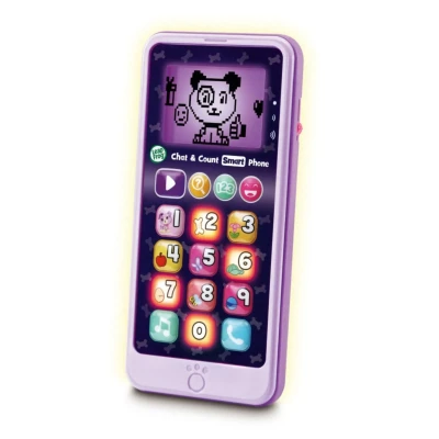 Image of LeapFrog Chat &amp; Count Smart Phone Violet Refresh