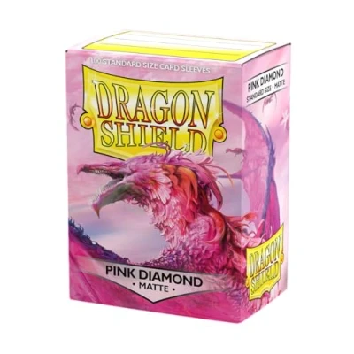 Image of Arcane Tinmen Dragon Shield Sleeves Matte: Pink Diamond (Box of 100), AT 11039