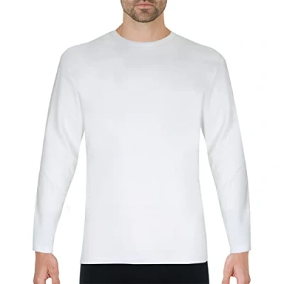 Image of Eminence Men&#039;s Pure Cotton T Shirt 308, White (White), XL