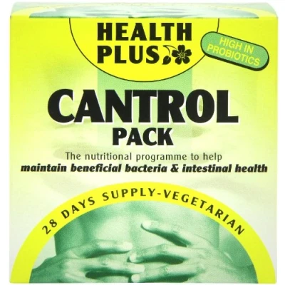 Image of Health Plus Cantrol Pack Women&#039;s Intestinal and Candida Daily Supplement 28 Day Supply
