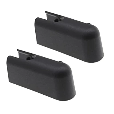 Image of Create idea 2pcs Car Auto Rear Windshield Wiper Arm Cover Cap Black Plastic 7044627 61627044627 Compatible with MINI COOPER R50 R53 2001 2004