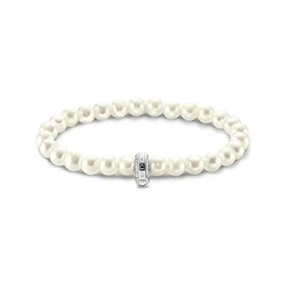 Image of THOMAS SABO Charm Bead Bracelet 925 Sterling Silver X0284 082 14 L19