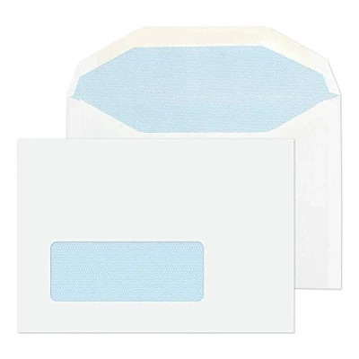 Image of Blake Purely Everyday C6 114 x 162 mm 80 gsm Gummed Mailer Window Envelopes (2601) White Pack of 1000