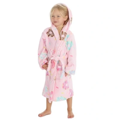 Image of Undercover Kids Donut Print Dressing Gown 18C789 Pink 5 6 Years