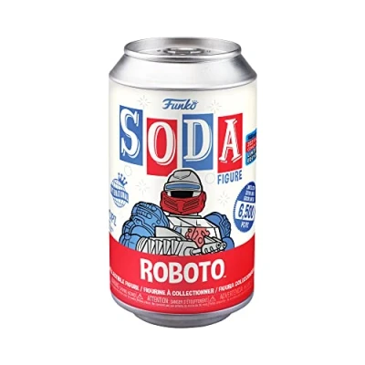 Image of Funko Vinyl SODA: MOTU Roboto Metallic Chase (Styles May Vary) Masters Of the Universe Collectable Figure Gift Idea Official Merchandise Toys for Kids &amp; Adults TV Fans