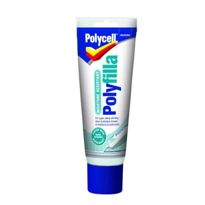 Image of Polycell 20216 Ready Mixed Tube Moisture Resistant Polyfilla, 330 g White (Package may vary)