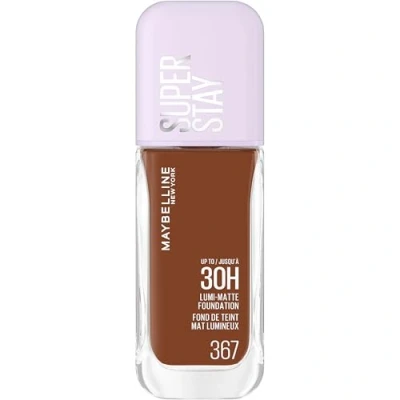 Image of Maybelline New York Super Stay up to 30H Lumi Matte Foundation, Medium Full Coverage, Vegan Formula*, Amino Acids, Niacinamide, Vitamin E Shade 367
