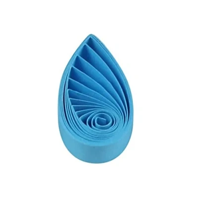 Image of ODETOJOY Paper Quilling Strips 10mm Craft Papers Single Color Skyblue Midnight blue for DIY Crafts 120pc