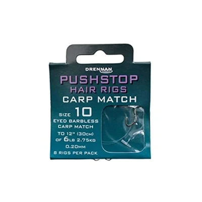 Image of DRENNAN CARP MATCH QUICKSTOP HAIR RIGS SIZE 14 HNQCMA014