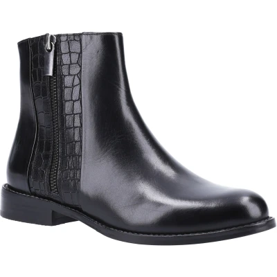 Image of Hush Puppies Women&#039;s Frances Ankle Boot, Black, 7 UK