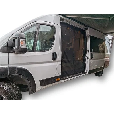 Image of GF VANdour Universal Campervan Dual Layer Mosquito Net &amp; Waterproof Screen Door To fit on either Side or Rear (Medium/Large MWB/LWB Screen)