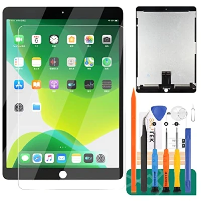 Image of For iPad Air 3 2019 10.5 LCD Display Screen Replacement A2153 A2123 A2152 Touch Digitizer Glass Panel Full Assembly Repair Parts Kit (Black)
