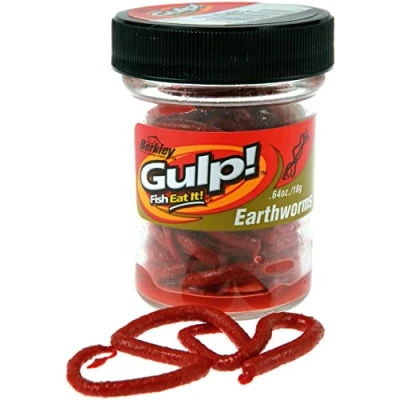Image of Berkley GEW RDW GULP EXTRD EARTHWORM RED WGLR QM