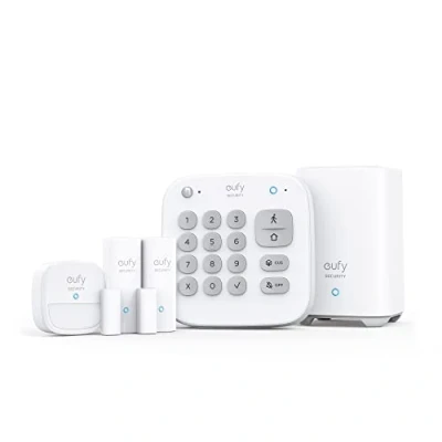 Image of eufy Security 5 Piece Home Alarm Kit, System, Keypad, Motion Sensor, 2 Entry Sensors, Control From the App, Links with eufyCam
