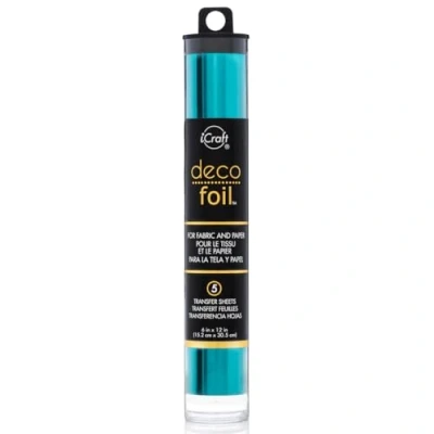 Image of Thermoweb Foil Deco 6 inch x 12 inch, Teal