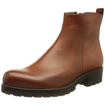 Image of Modtray Full Grain Leather Women&#039;s Zip Up Ankle Boots
