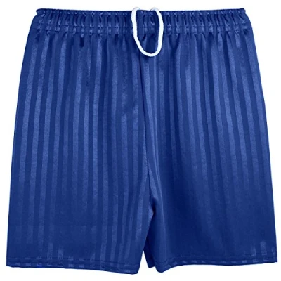 Image of Kentex Online Boys Girls Unisex Shadow Stripe Gym Sports Football Games School PE Shorts (XXL (11 12 Years), Navy)