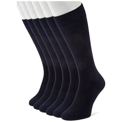 Image of GANT Men&#039;s Soft Cotton Socks 6 Pack, Marine, 40/42