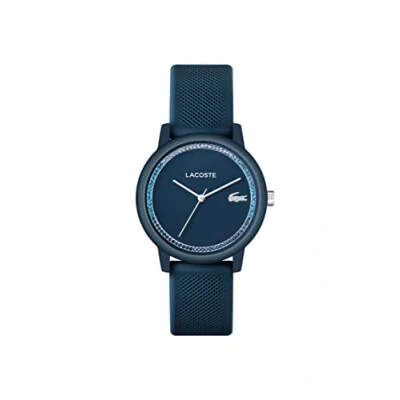 Image of Lacoste Analogue Quartz Watch for Women with Blue Silicone Bracelet 2001290