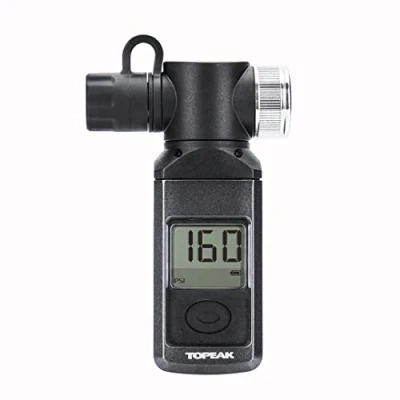 Image of Topeak Shuttle Digital Tyre Pressure Gauge, Black