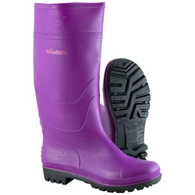Image of Woodside Wellington Boots PURPLE SIZE 8
